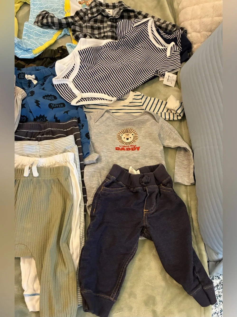 Mixed Baby Boy Clothing Bundle Sizes 6-12 Months 35 Pieces…
